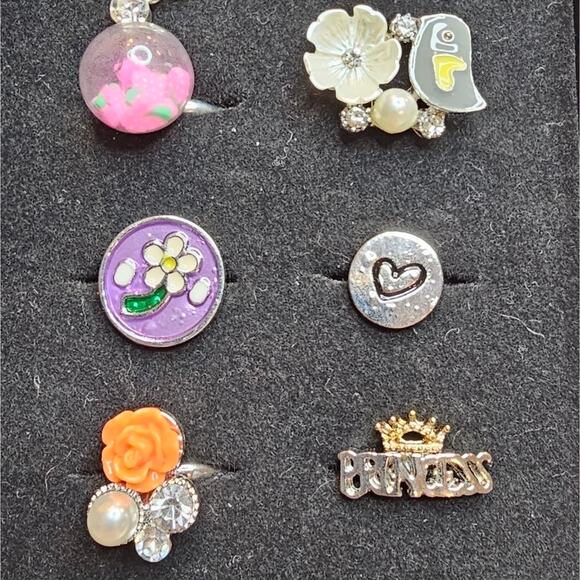 Paparazzi Lot of 10 Adjustable Rings in Cute Box, Preteens and Teens. NEW #4 - Picture 4 of 8